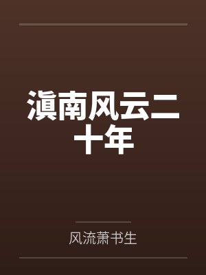滇南风云二十年