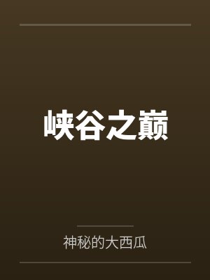 峡谷之巅by神秘的大西瓜